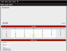 Tablet Screenshot of cwa2201.org